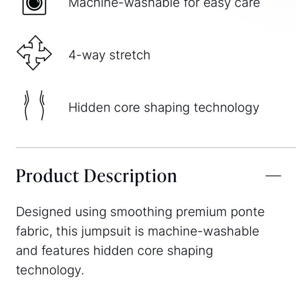 Spanx Black V-Neck Jumpsuit with Straight-Leg Pants - Picture 9 of 9